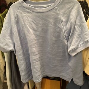 Light Blue women’s cropped tee